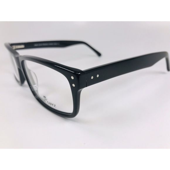 New Wide Guyz Black FRANKIE Eyeglasses 58mm for The Stylish Large Man - Picture 4 of 12